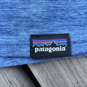 Patagonia Capilene Cool Daily Blue Crew Neck Shirt